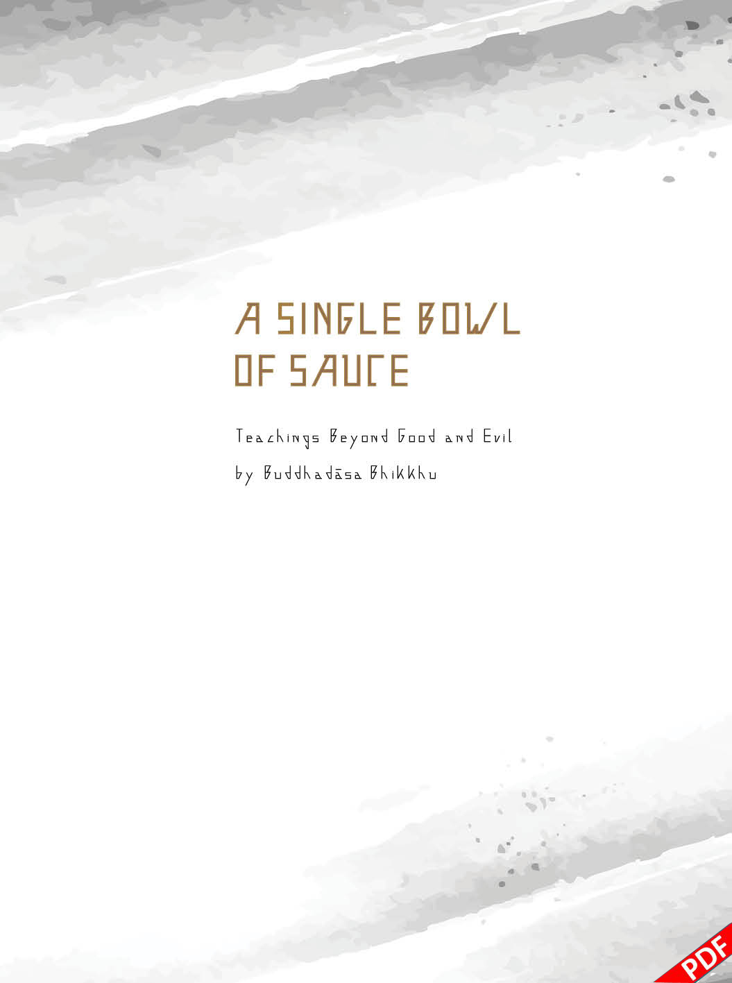 A single bowl of sauce cover